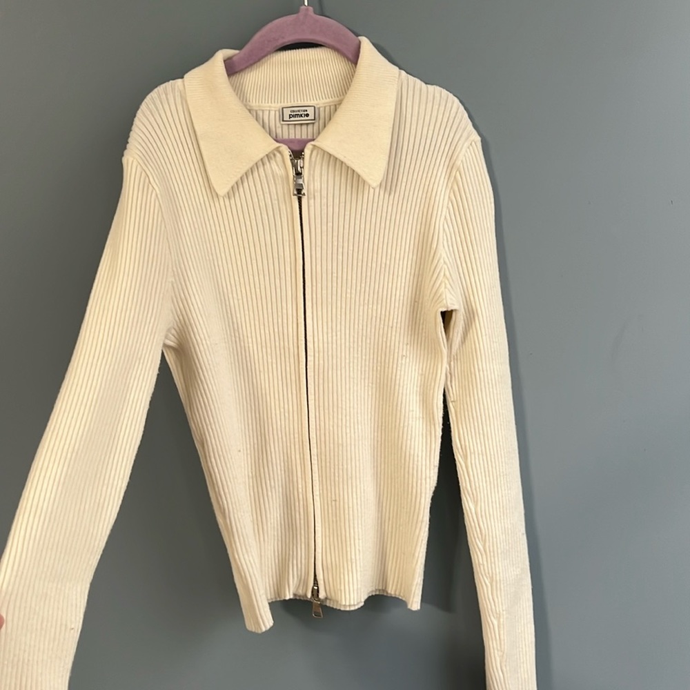 Pimkie Cream Fitted Sweater
